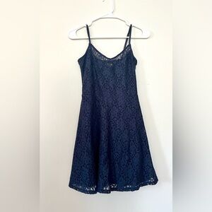 Hollister Navy Lace Dress